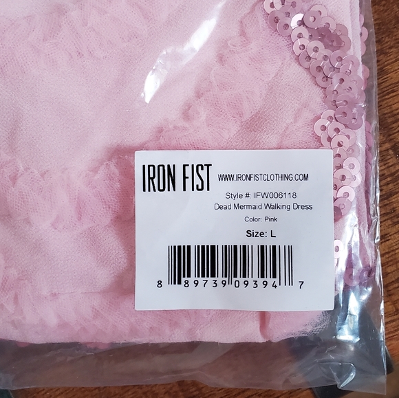 🌸 Iron Fist Dead Mermaid Walking Dress 🌸 - Picture 12 of 16